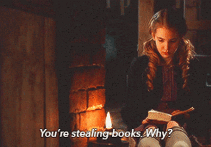 Book Thief Liesel Meminger GIF