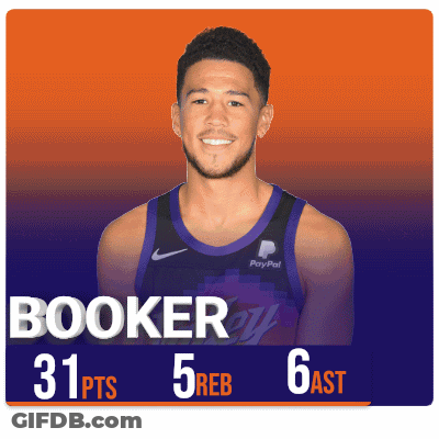 Booker Has 31 Pts 5 Reb And 6 Ast GIF