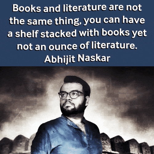 Books And Literature Are Not Same Abhijit Naskar GIF
