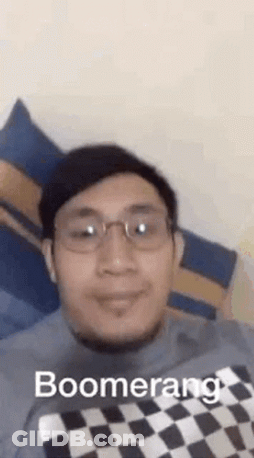 Boomerang Selfie Instagram Effect GIF