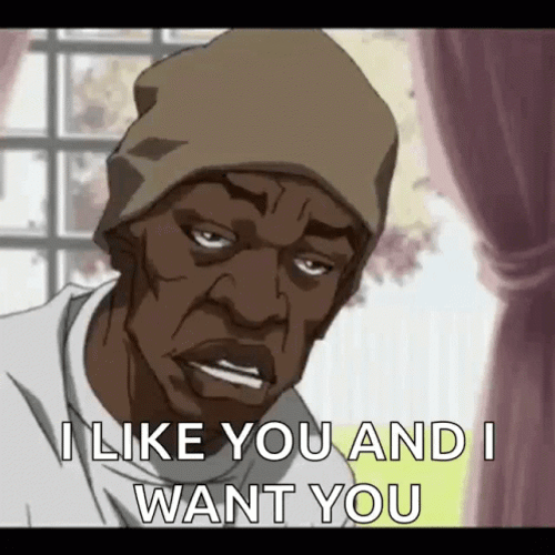 Boondocks Booty Warrior I Like Want You GIF