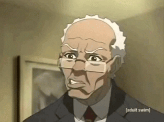 Boondocks Granddad Funny Shit GIF