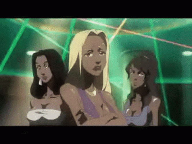 Boondocks Homies Over Hoes GIF