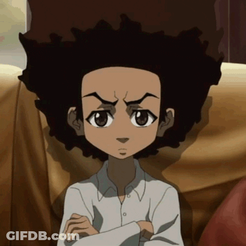 Boondocks Huey Freeman Crossed Arm GIF