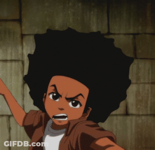 Boondocks Huey Freeman Slapping GIF
