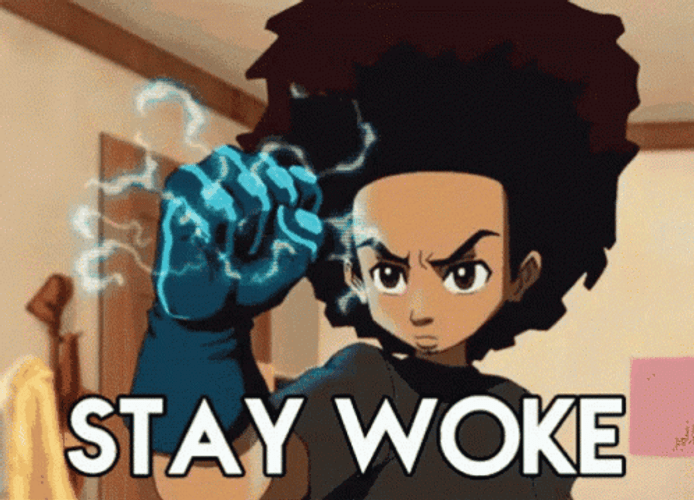 Boondocks Huey Freeman Stay Woke GIF