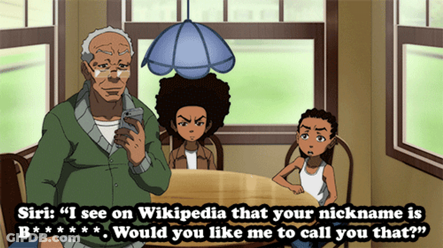 Boondocks Robert Freeman Siri GIF