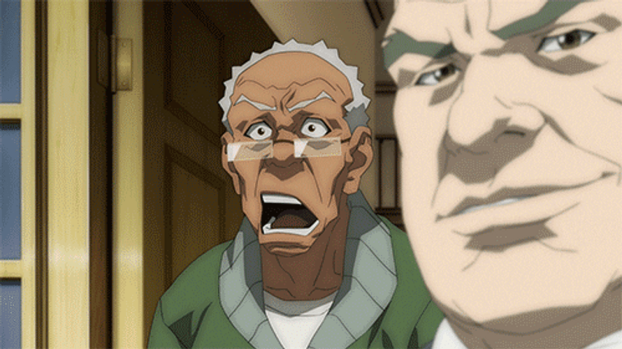Boondocks Shocked Robert Jebediah Freeman GIF