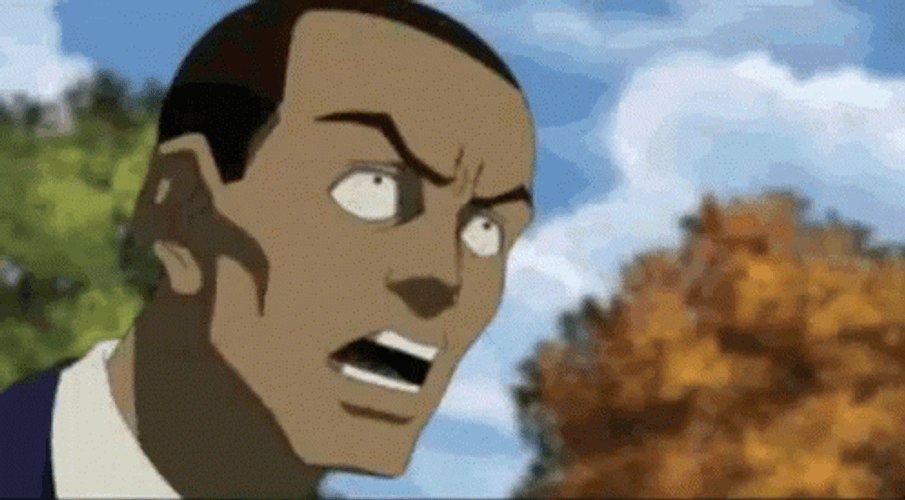 Boondocks Tom DuBois Weird Face GIF