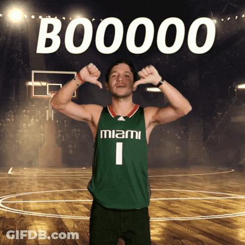 Booooo The U GIF