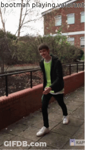 Bootman Playing Valorant GIF