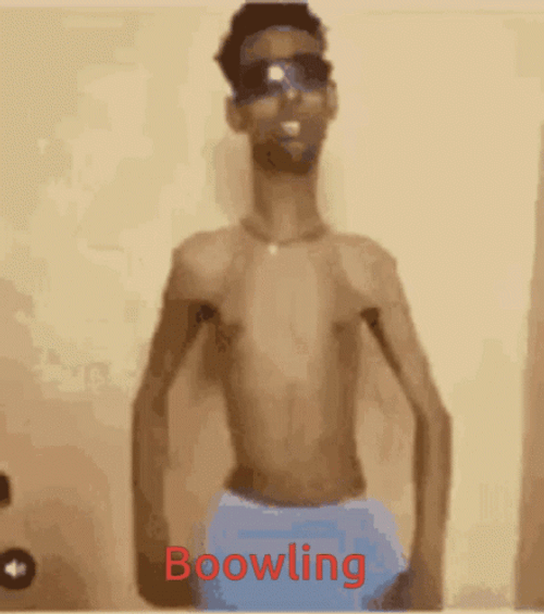 Boowling Skinny Man Dancing GIF