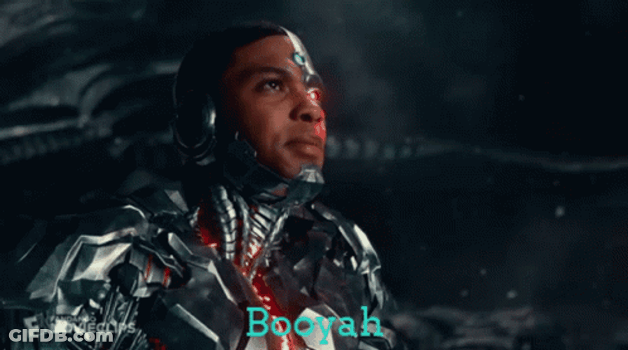 Booyah Announce By Cyborg GIF