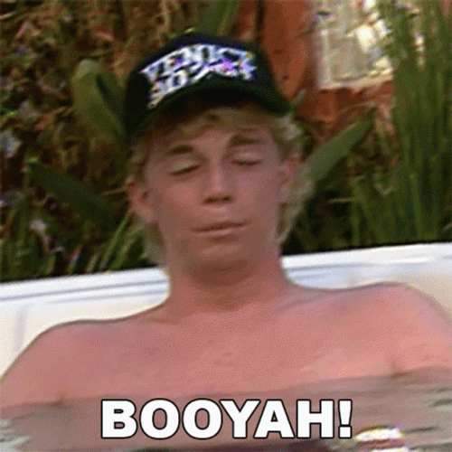 Booyah Man Soaked In Water GIF