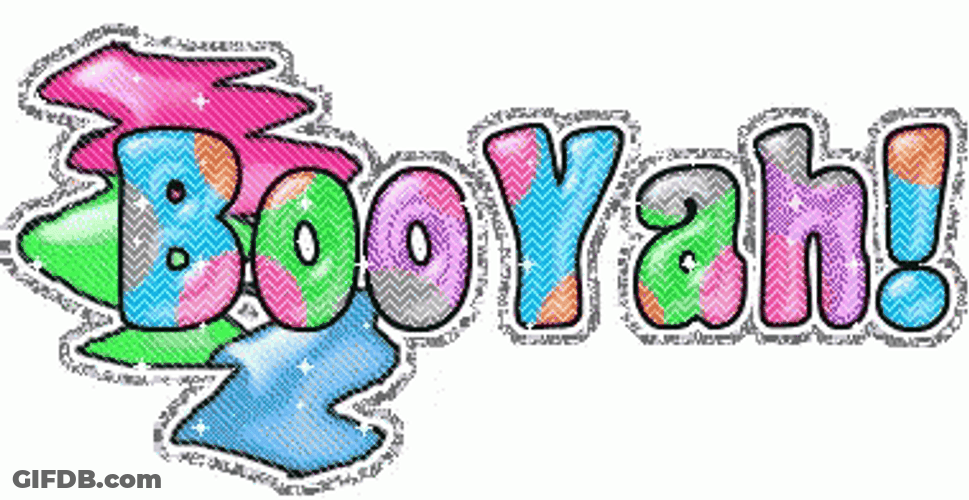 Booyah Neon Logo GIF