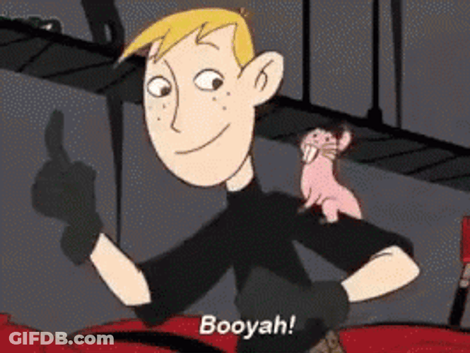 Booyah Ron Stoppable And Rufus Disney GIF