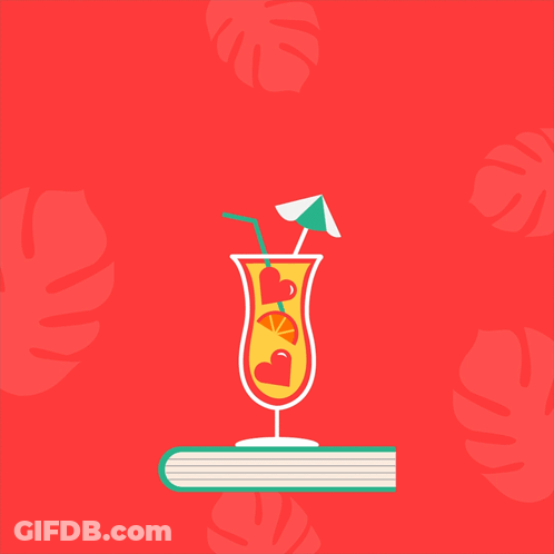 Boozy Slushies And Book Hangovers Drink On Book GIF
