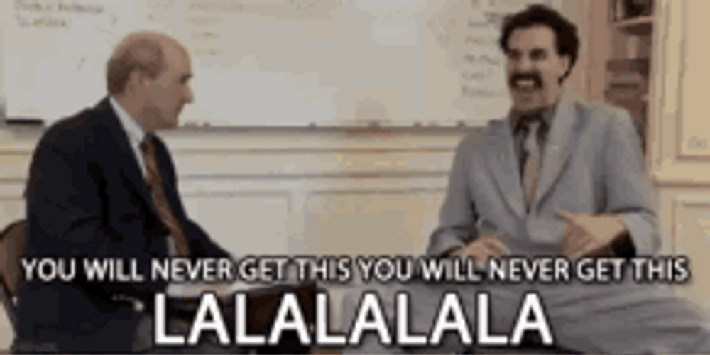 Borat Not Giving An F GIF