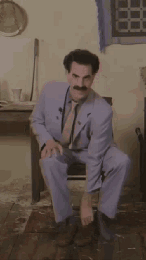 Borat Not Meme Changed Attire GIF