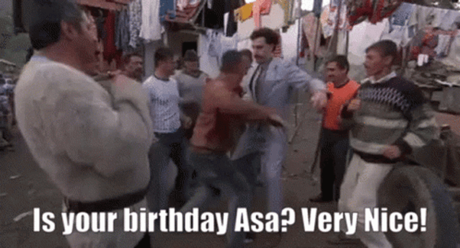 Borat Very Nice Birthday Dance GIF