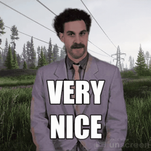 Borat Very Nice Countryside Background GIF