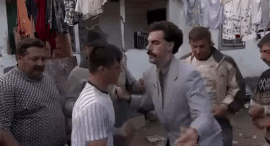Borat Very Nice Dancing Boys GIF