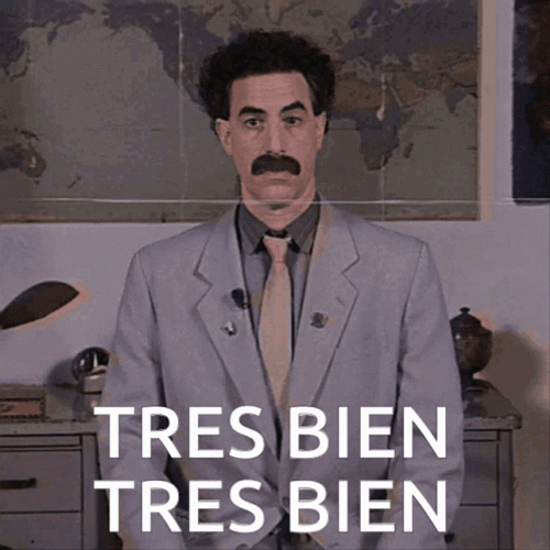 Borat Very Nice Super Approved GIF