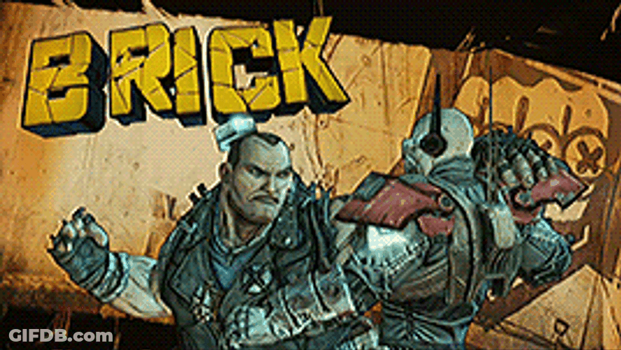 Borderlands Brick Crushing It GIF