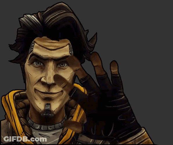Borderlands Handsome Jack Waving GIF