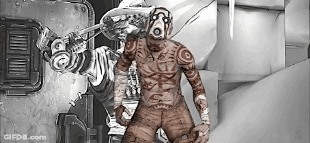 Borderlands Pointing Face GIF