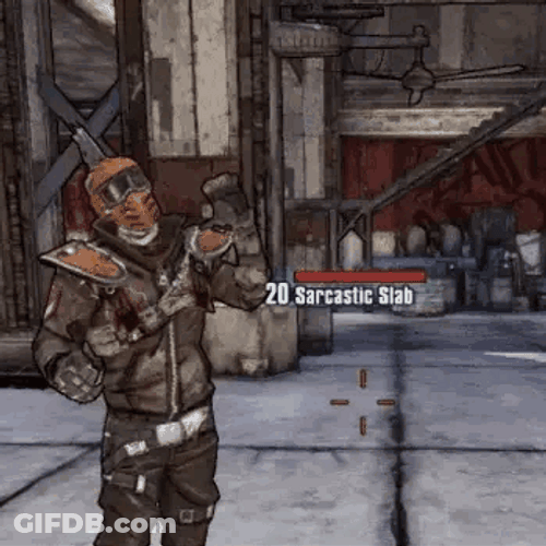Borderlands Sarcastic Slab Clapping GIF