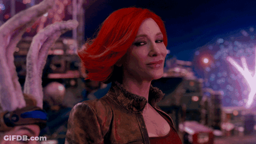 Borderlands Tiny Tina And Lilith Watching Each Other GIF