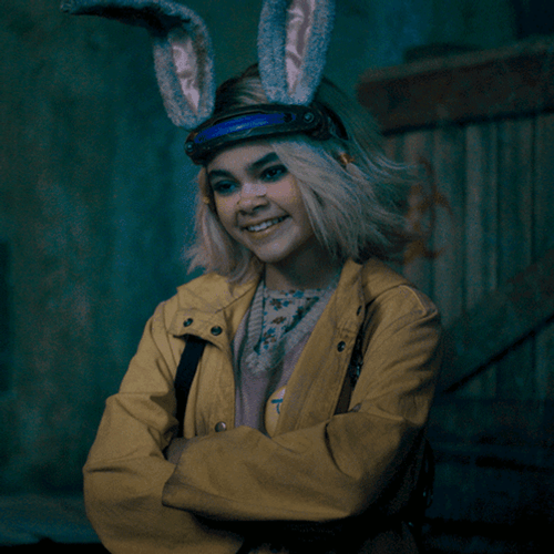 Borderlands Tiny Tina Cover's Her Mouth GIF