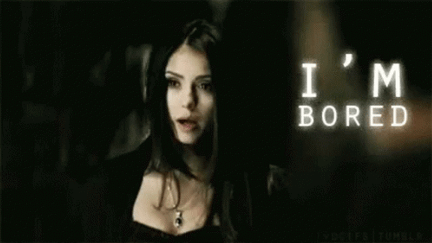 Bored Elena Gilbert GIF
