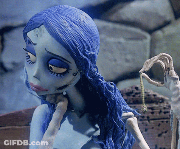 Bored Emily The Corpse Bride GIF