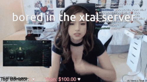 Bored In The XTA Server Written On A Screen GIF