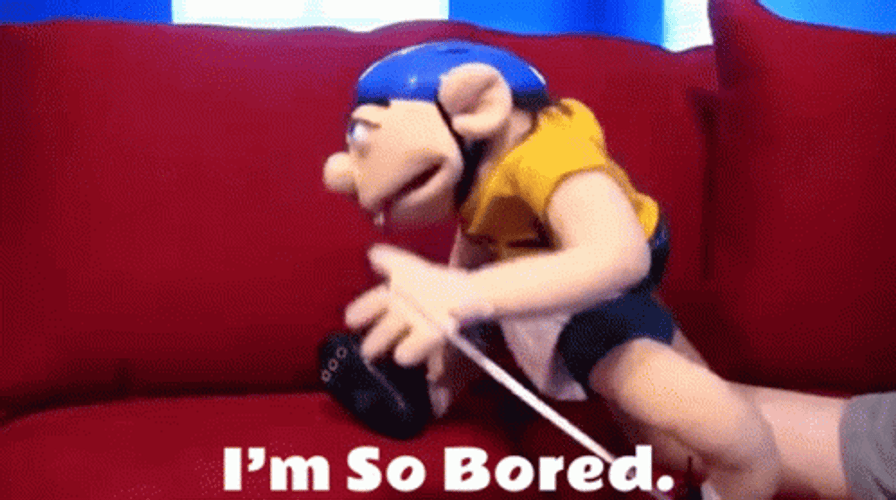Bored Jeff Puppet GIF