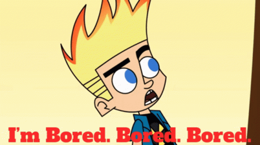Bored Johnny Test GIF