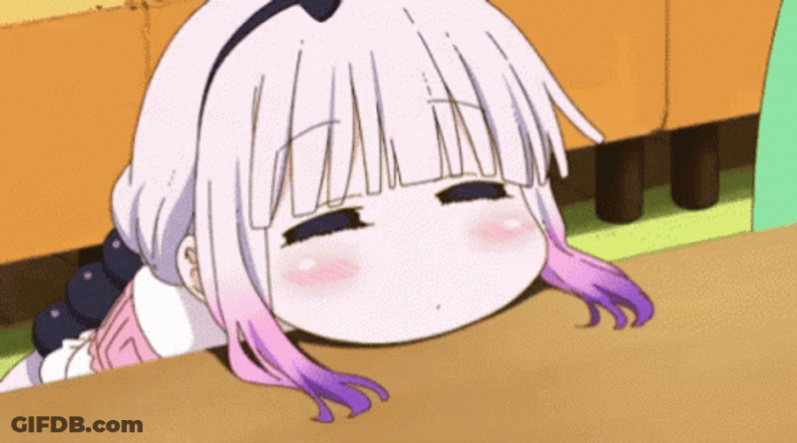 Bored Kanna Kamui GIF