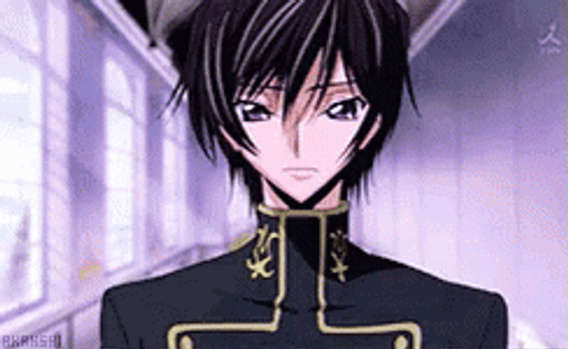 Bored Lelouch Lamperouge Shoulder Shrugging GIF