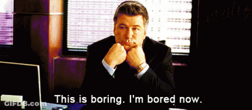 Bored Man Sitting At Desk GIF