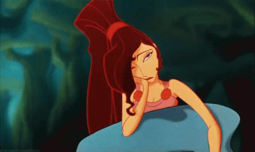 Bored Megara Waiting For Hercules GIF