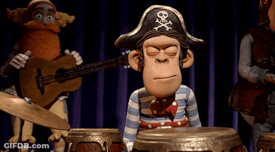 Bored Monkey Eye Roll Ba Dum Tss GIF