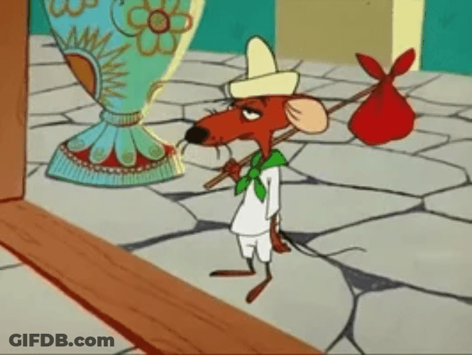 Bored Rat Travelling Slowpoke Rodriguez GIF
