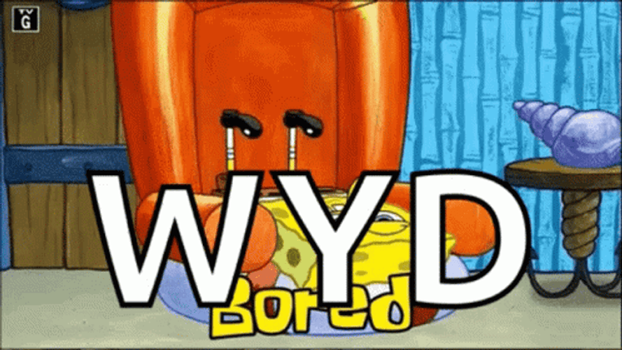 Bored Spongebob Wyd GIF