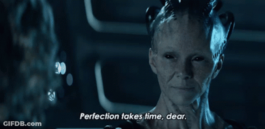 Borg Queen Perfection Takes Time GIF
