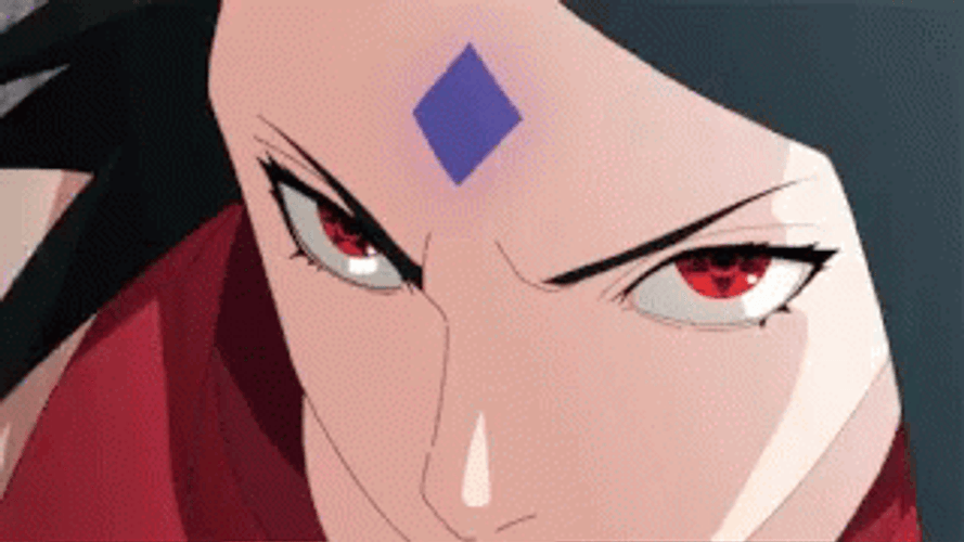 Boruto Next Generation Angry Sarada Uchiha Mangekyou Sharingan GIF