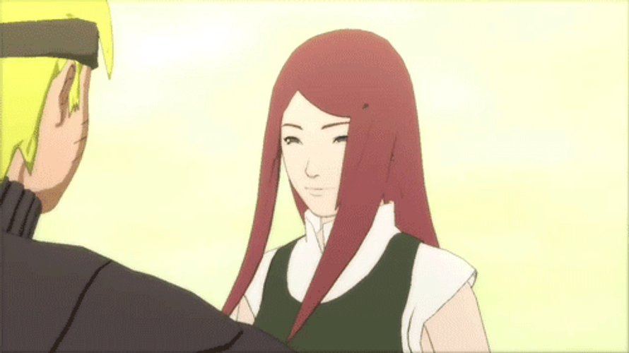 Boruto Running Hug To Kushina Naruto Anime GIF