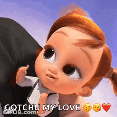 Boss Baby Baby Being Held Says Gotchu My Love GIF
