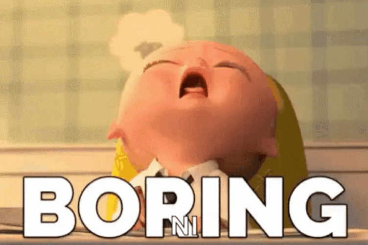 Boss Baby Bored GIF
